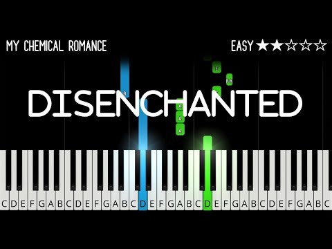 My Chemical Romance - Disenchanted - EASY Piano Tutorial