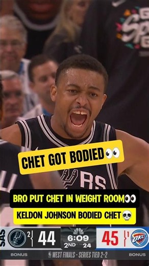 Keldon put Chet in the WEIGHT ROOM👀
