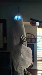 5' animated hanging ghost lady