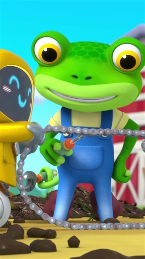 Gecko's Mechanical Problem Solving 🔧 STEM Cartoon for Kids #Shorts