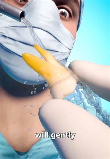 How Dentists Reinsert a Tooth!🦷 • • • • • #avulsion #brokentooth #dentist #kosovo #albania #dentistry #dental #dentalhygienist #dentalassistant #dentista #odontologia #orthodontist #endodontics #oralsurgery #oral #surgery #injury #medicine #doctor #doctorsoftiktok #learnontiktok