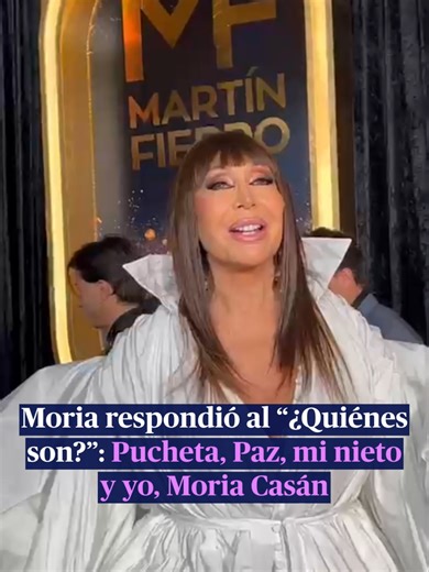 Moria Casán en Martín Fierro 2026: Vestido Blanco y Frase Icónica