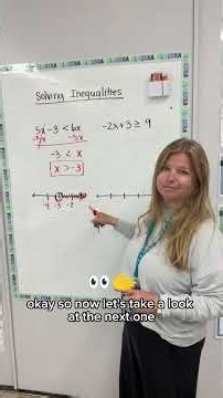 Algebra - Solving Inequalities #inequalities #solvinginequalities #algebra #iteachalgebra