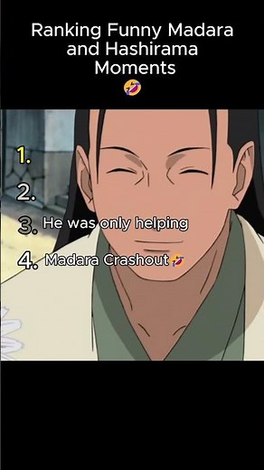 Ranking funny madara and hashirama moments (more than you think) #naruto #funny