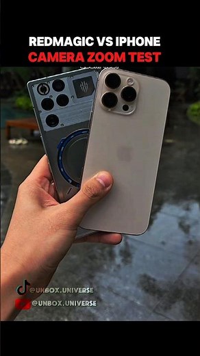 Red Magic 11 Pro Plus vs iPhone 16 Pro Max Camera Zoom Test 😱📸 #shorts #viralvideo