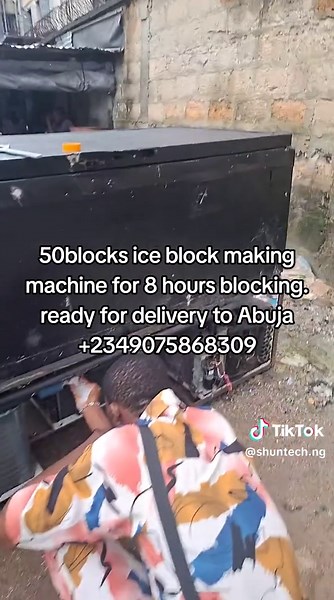Ice Block Making Machine Delivery in Abuja