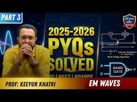 EM Waves & Logic Gates PYQs Solved | JEE Main 2026 & NEET Physics