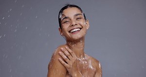 Water Splash Skincare Woman On Gray Stock Footage Video (100% Royalty-free) 3419320805 | Shutterstock