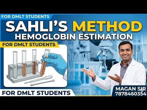 Sahlis method hemoglobin estimation for Dmlt students practical class by Magan sir please subscribe