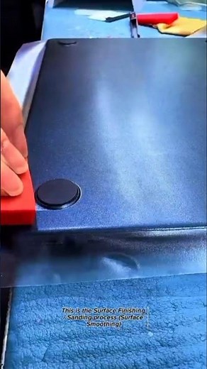 Satisfying Precision Surface Finishing on Smartphone Metal | Manual Sanding Process