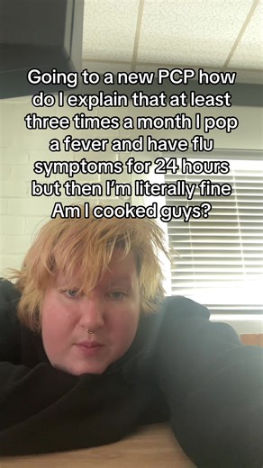 Be so for real am I cooked? #chronicillness #primarycare #amicooked #sickagain