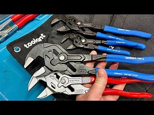 TOOLANT vs KNIPEX - 7/10/12-INCH Adjustable Plier Wrench Set - CR-V Construction With Pouch