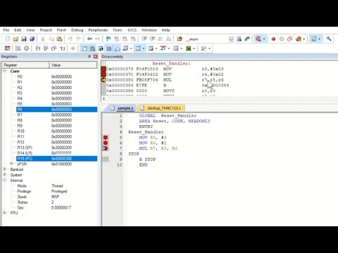 Getting started with Keil and Assembly