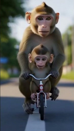 Baby Monkey Injured in Road Crash While Saving His Mom – Heartbreaking Moment Caught on Camera