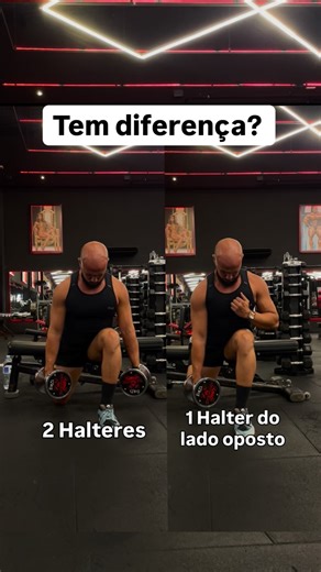 Guilherme Carvalho on Instagram: "Agachamento búlgaro com 2 halteres vs. 1 halter contralateral — o que muda na prática? Quando você faz o búlgaro com dois halteres, a carga fica distribuída de forma simétrica. Isso permite usar maiores cargas totais, aumentando principalmente o estímulo mecânico sobre glúteo máximo e quadríceps. Já no búlgaro com um halter contralateral (halter no lado oposto da perna da frente), o corpo precisa resistir à rotação e à inclinação lateral. Estudos de eletromiogra