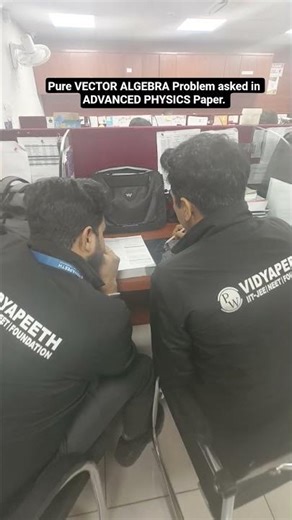 Pure VECTOR ALGEBRA Problem asked in ADVANCED PHYSICS Paper. #physicswallah #jee #neetaspirents