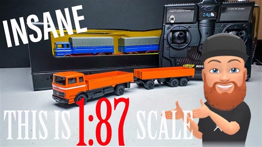 【JD第60期】Carson 1:87 RC梅赛德斯-奔驰卡车完整评测，音响灯光驾驶