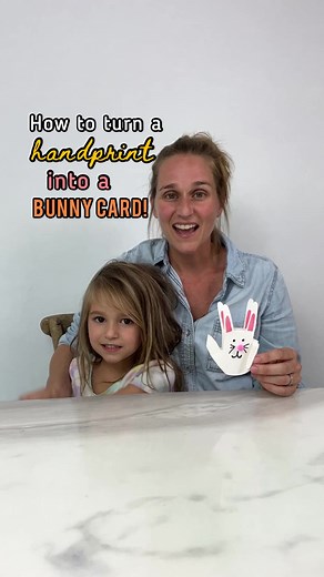 30K views · 388 reactions | Skip buying an Easter card and make this handprint bunny card instead!  凌 It’s so adorable and such a thoughtful keepsake.  Don’t forget to save this video so you remember all the steps, and if you need more Spring activity inspiration, check out my page for lots of ideas!  There is always something new daily! #easterideas #easteractivities #easteractivitiesforkids #eastercraft #easter2023 | 7 Days of Play | Facebook