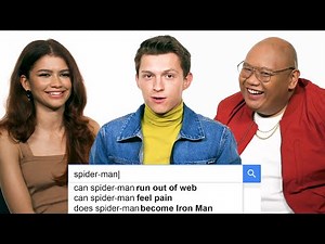 Autocomplete Questions with Spider-Man cast