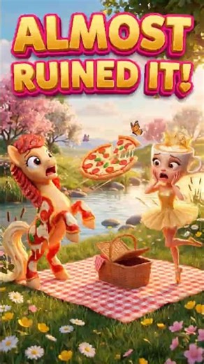 Pony almost RUINED his date with Ballerina Cappuccina! 💕🦋🍕 #shorts
