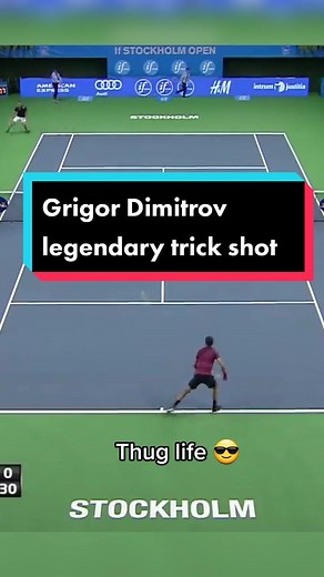 Grigor Dimitrov legendary trick shot at the 2014 Stockholm Open against Jack Sock. 🎥 @ATP Tour | @Tennis TV #tennis #tennislegend #tenis #tennistiktok #grigordimitrov #dimitrov #stockholmopen #tennisplayer #tennisplayers #tennisvideo #tennismatch #tennistournament #tennistime #tennislover #tennislovers #tennislife #tennistv #atpworldtour #atptour #tennisfan #tennisfans #tennisrunsinourblood #tennisworld #tennisfun