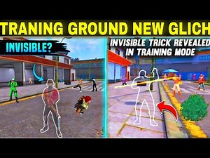 Invisible Glitch In Training Ground 🔥| Free Fire Me Training Ground Hiding Trick | How To Hide In FF