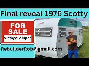 EP 288 1976 Final Reveal Scotty vintage travel trailer FOR SALE