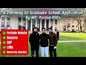 How to apply for graduate school | By MIT, Purdue PhDs | 5-course bundle