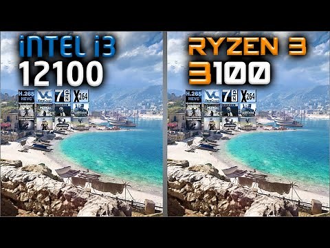 Intel i3 12100 vs Ryzen 3 3100 Benchmarks – 15 Tests 🔥