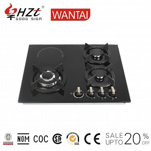 [Hot Item] 60cm 3 Gas and 1 Electric Plate Hob 4 Burner Gas Hob