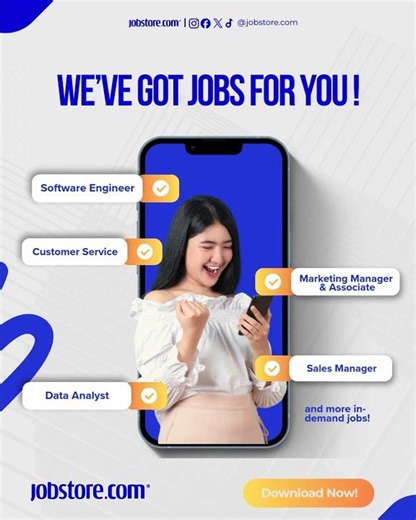 Start applying to thousands of jobs and get hired fast via Jobstore.com Apps!