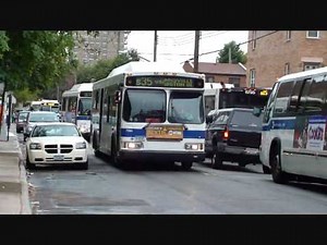 MTA NYC Bus: 2002 Orion VII CNG #7594 & 1997 Orion V CNG #9838 B35 Bus on Hegeman Ave