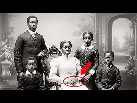 It was just a family portrait in 1890 — but when experts zoom in, they discover a hidden secret