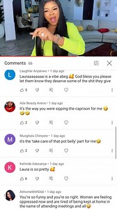 My comment section on YouTube is hilarious . From ppl who actually watched full video. But damn I went to 10k sub immediately I posted this video.  | Laura Ikeji | Facebook