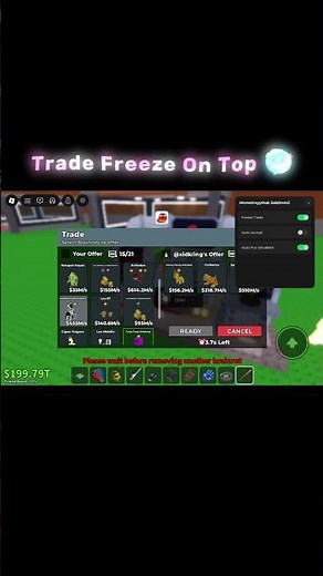 [ 🌸 NEW ] Trade Freeze Script | Script In The Comment