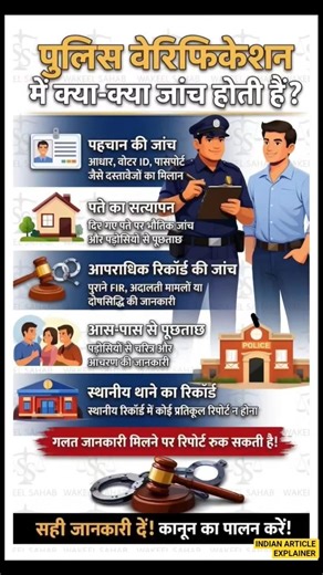Police Verification Process India 2026 🚨 | Kya-Kya Check Hota Hai?