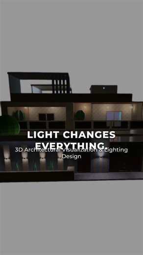 HOUSE DESIGN 3D Architectural Lighting #Architecture #3DDesign #ElectricalEngineering