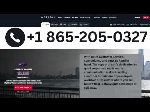 Delta Airlines Customer Service | Contact Number & Help Desk