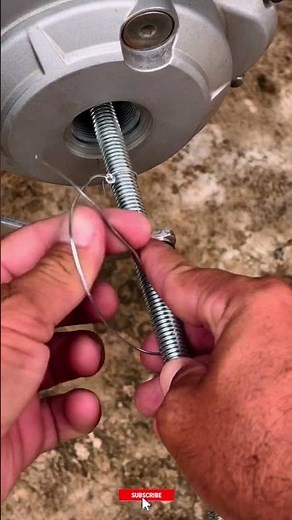 Master Tip! ✔️☑️ Amazing Motorcycle Stand Spring Repair with Wire Cable & Rod | Honda Engine DIY Fix