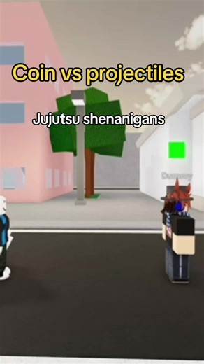 Jujutsu Shenanigans: Coin vs Projectiles in Roblox