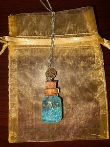 Potion Bottle Jar Necklace(light Blue) - Etsy Canada