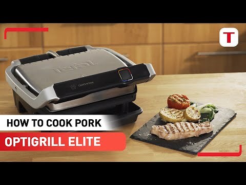 How to cook pork | Tefal OptiGrill Elite GC750 Smart Grill