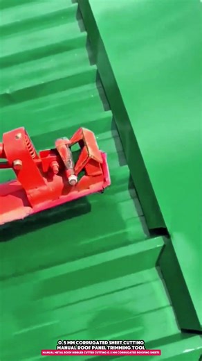 Manual Metal Roof Nibbler Cutter Cutting 0.5 mm Corrugated Roofing Sheets