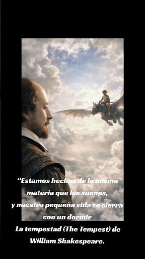 William Shakespeare.La tempestad (The Tempest) de William Shakespeare. vídeo Isabel vilariño 🌻💕