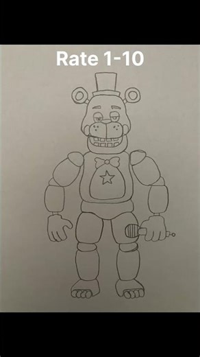 Drawing Lefty from FNAF 6