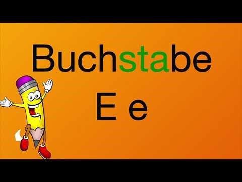 Übungen für den Buchstabe E
