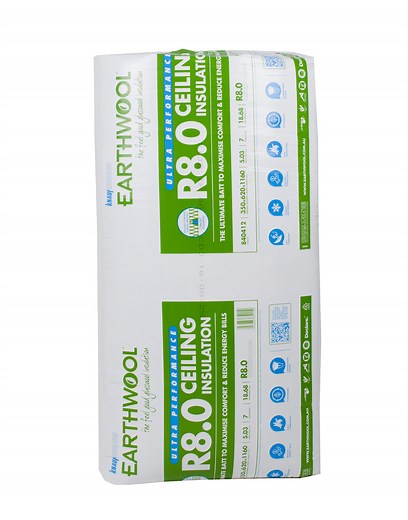 R8.0 Knauf Earthwool Ceiling Insulation Batts | Pricewise Insulation