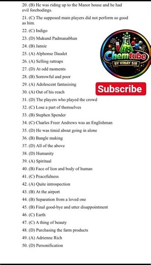 12th GSEB Board Science Stream English Board paper Answer Key 2026/12th Gujrat Board English Ans Key