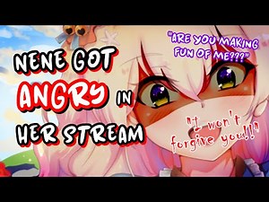 Nene Got Angry In Her Stream【Hololive | Momosuzu Nene】