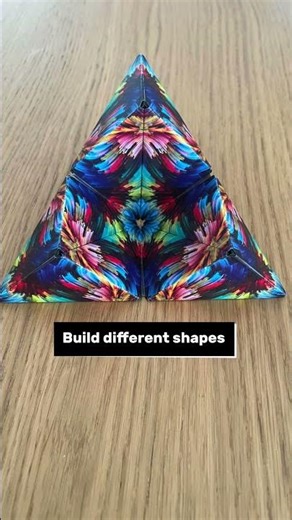 3D Magnetic Infinity Cube – Satisfying Fidget Toy | Stress Relief, Focus Tool, 72 Shapes Puzzle